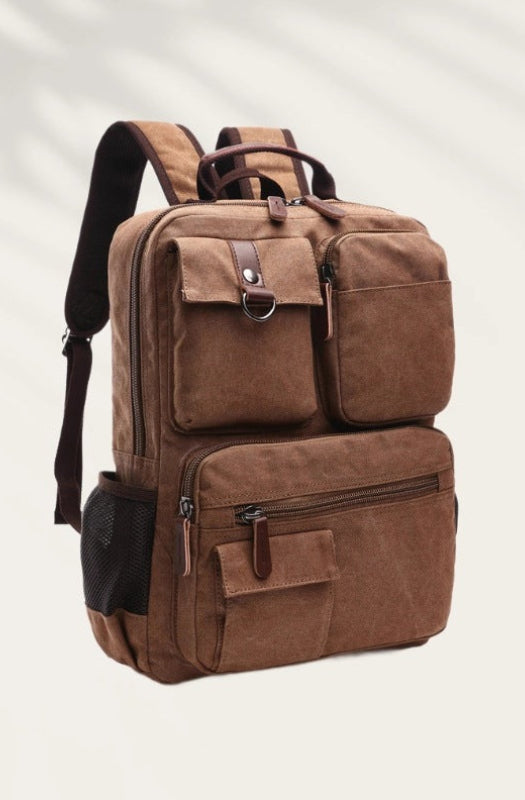 Men's Vintage Canvas Backpack — product photo 1