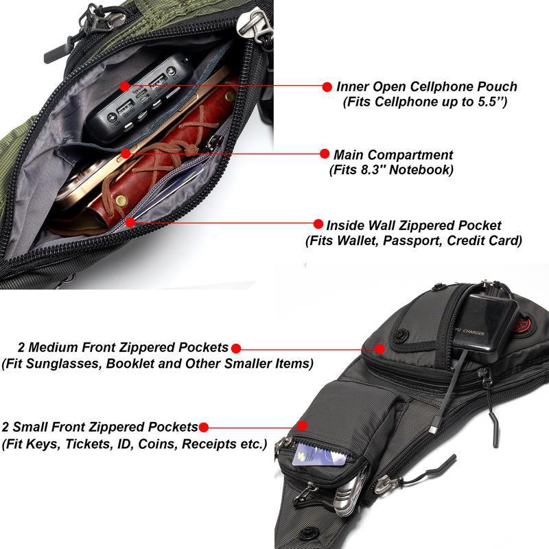 J 32398 Men's Multi-Function Chest Bag — product photo 5