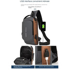 B 33128 Men's Crossbody Shoulder Bag — product photo 4