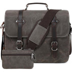 K 69365 Men's Waxed Canvas Messenger Bag — product photo 1