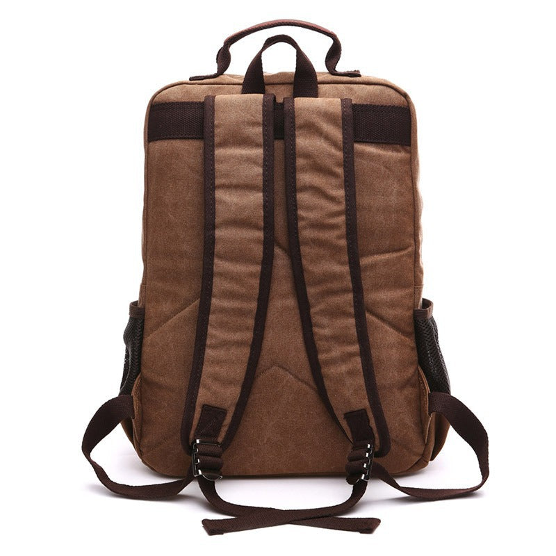 Men's Vintage Canvas Backpack — product photo 3