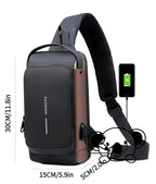 B 33128 Men's Crossbody Shoulder Bag — product photo 3
