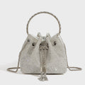 Crystal-Detail Evening Chain Bag