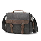 K 69365 Men's Waxed Canvas Messenger Bag — product photo 6