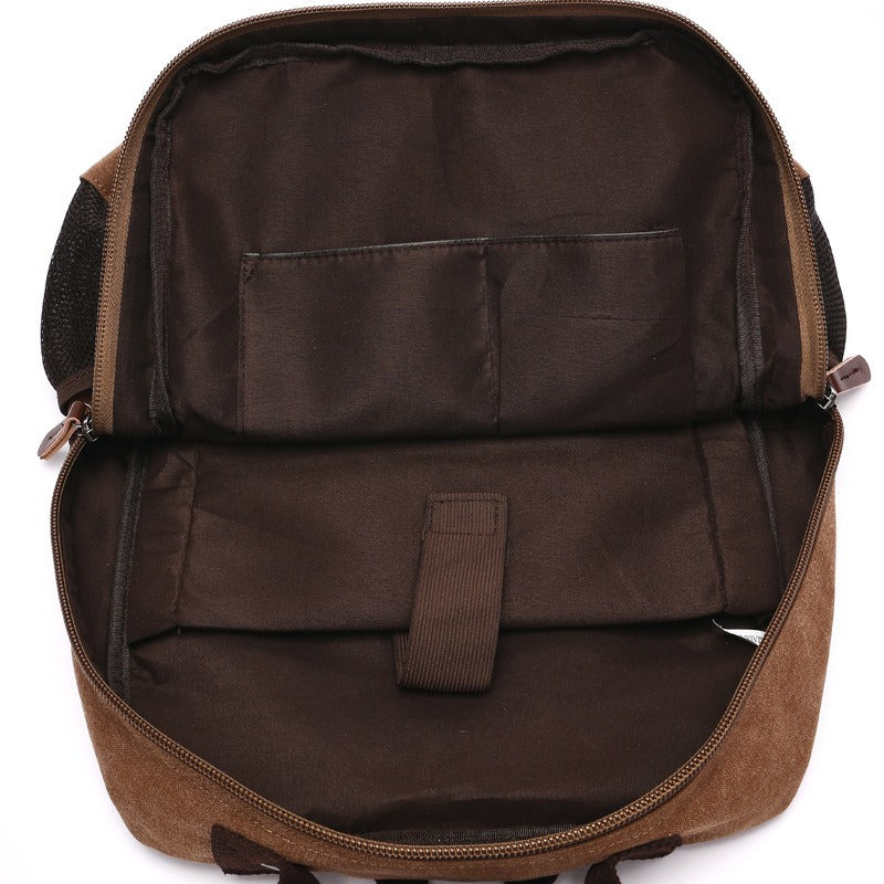Men's Vintage Canvas Backpack — product photo 4